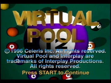 Virtual Pool (US) screen shot title